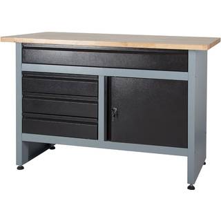 Arbejdsbord med skuffer