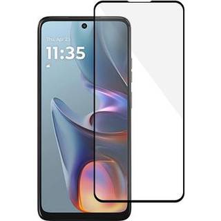 Motorola Moto E15 Skærmbeskyttelse Hærdet Glas - 9H - Full Fit - Sort Kant