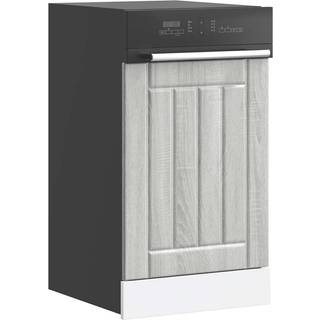 opvaskemaskinepanel Lucca konstrueret træ grå sonoma