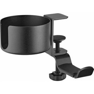 MaxMount Hovedtelefonholder med Kopholder - Sort