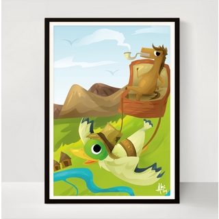 Abcleg Plakat - Rapanden Rasmus A3