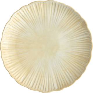 Decotique Daisy Tallerken Cremefarvet 22 Cm - Middagstallerkner Stentøj Cream - 7582 D3954