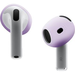 Til AirPods 4 ørepropper Anti-slip silikone etui Øreværne ørepropper - Lavendel
