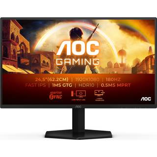 AOC G4 25G42E computerskærm 62,2 cm (24.5") 1920 x 1080 pixel Fuld HD LED Sort, Rød