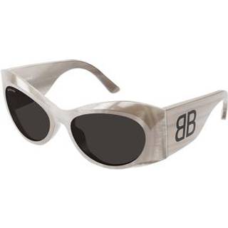 Balenciaga Kvinde BB0394S 004 Solbriller Acetat Grå Grå Sommerfugl