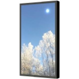 HI-ND Wall Casing EASY mounting kit - landscape - for LCD display - black RAL 9005 55" 200 x 200 mm