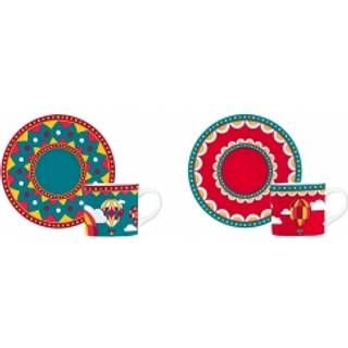 Bialetti Espressokopper 8 cl Inkl. Underkopper 2 stk Winter Wonderland Limited Edition