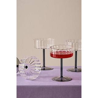 CAIO cocktailglas 4-pak - Grå