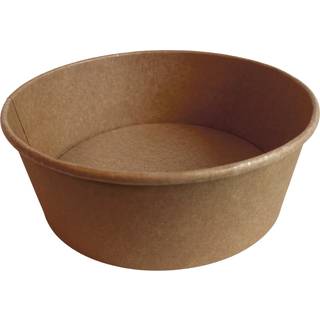 Salatskål Brun Kraft 1300 ml, 50 stk 38 oz Ø187 mm