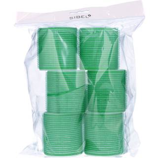 Sibel Velcro Curlers Roller Green 61mm - Art P000481 6 stk.