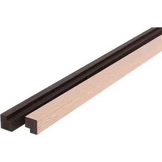 FibroTech akustik afslutningsliste til PREMIUM, PROFF og SQUARE, 25 x 3000 mm, light oak - 2 stk.