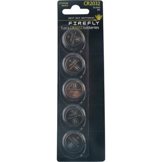 Knapcellebatteri 5-pk. CR2032 - Firefly