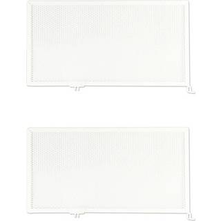 Décor+ D40 meshopdeler til trådhylde, mat hvid - 2 stk.