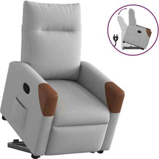 løftestol stof skygrå