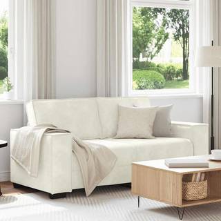 2-Personers Sofa Velour - 140 cm / Creme