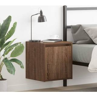 Væghængt Sengebord 38X34X40 Cm Kunsteg - 1 / Brun eg