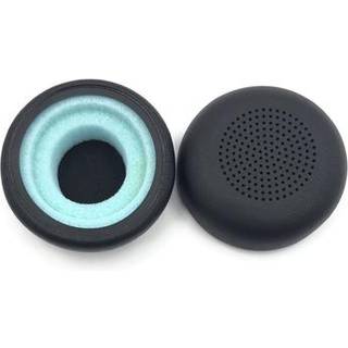 Ørepuder i læderhukommelsesskum til Plantronics Blackwire C5220/C5210/C7225-hovedtelefoner - udskiftningspuder - Sort