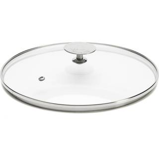 de Buyer Glas Deckel 36 cm mit Edelstahlknauf - Transparent