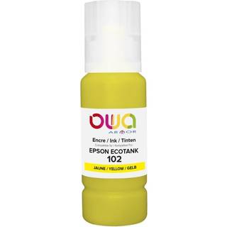 Gul blæk - Epson Nr.102 - Uoriginal - 70 ml.