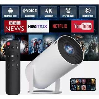 5G 4K Projektor Smart HD LED WiFi Bluetooth HDMI USB Android Hjemmebiograf - WELLNGS