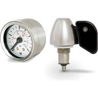 La Pavoni Flow Manometer Sort/Stål