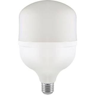 T140 LED Pære 50W E27 - 6500K, med E40 Ring, Plastik - Kulør : Kold