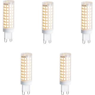 Sæt med 5 G9 dæmpbare LED-pærer 5,5W 500 lm 2700K