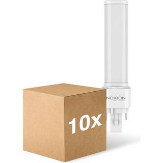 Fordelspakke 10x Noxion Lucent PL-C LED 5.2W 650lm - 830 Varm Hvid | 2-Pinde - Erstatter 18W