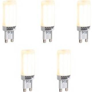 Sæt med 5 G9 3-trins dæmpbare LED-pærer Opal 4,5W 500lm 2700K