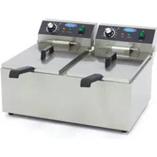 Friture - 2 x 11L - 2 kurve - op til 2,8 kg pommes frites