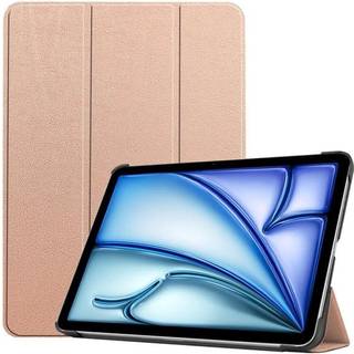 Kunstlædertaske med stativ til iPad Air 13 (2024) - RoseGold