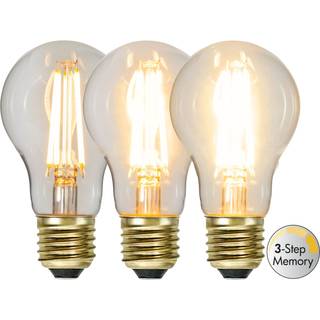 Star Trading - LED LAMP E27 A60 Soft Glow 3 -trin hukommelse - 6,5W - 2100K - 3 -trin -DIM (hukommelse)
