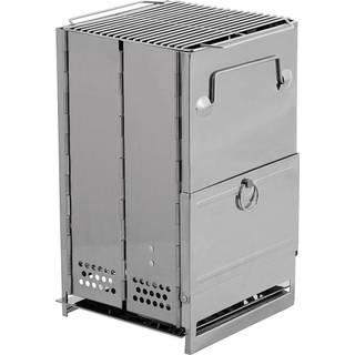 MFH Sammenfoldelig Rocket Stove Rustfrit Stål - One Size