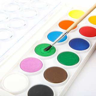 Mobee Akvarelsæt i Plastikæske - 12-Pak