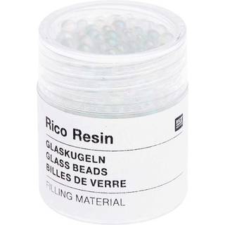 Füllmaterial für Resin Glaskugeln - Weiß irisierend