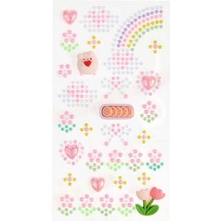 Rico Design Paper Poetry 3D-Sticker Perlen Rosa