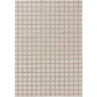 ZORRO Creme/Beige Indendørs- Og Udendørs Tæppe - Rektangulær / 140x200 cm / Hvid