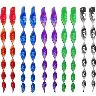 Reflekterende spiraler / fugleskræmsler 10-pak MultiColor 30 cm