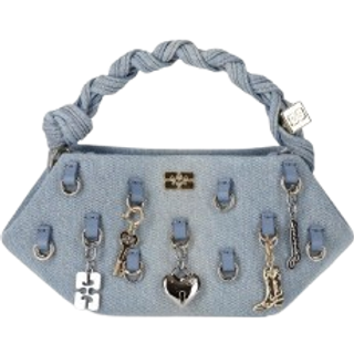 Ganni Ganni Bou Bag Mini | Blue Bags | NAKED Copenhagen Blue ONE SIZE - Faded Denim - Blue - ONE SIZE