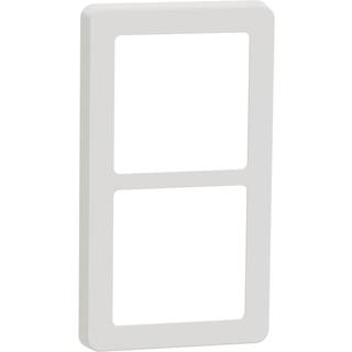 Lauritz Knudsen FUGA Base 63 designramme, hvid, 2 x 1 modul