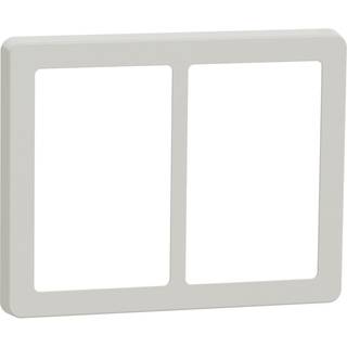 LK FUGA Base 63 Design ramme 2x1½ modul, lysegrå