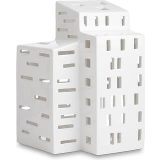 Kähler Urbania Red Barnet Hjerterum lyshus H12 cm