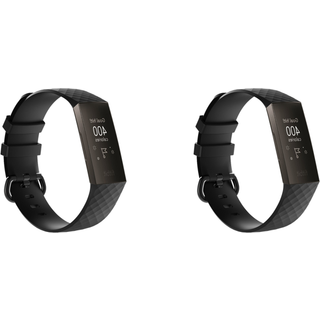 Fitbit Charge 3 / 4 Sort Silicone Rem - 2x Pack