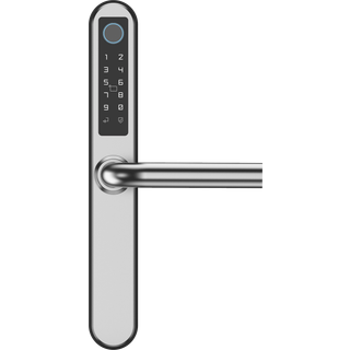 Jasa Company GUARD elektronisk dørlås, universal, smal profil, rustfrit stål