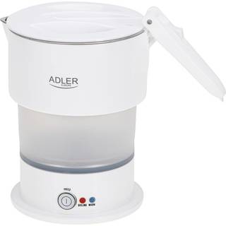 Sammenklappelig rejsekedel 0,6L med automatisk temperaturvedligeholdelse - Hvid