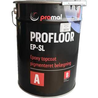 Gulvmaling - Promal, EP-SL, indfarvet epoxybelægning - sæt - 20 kg