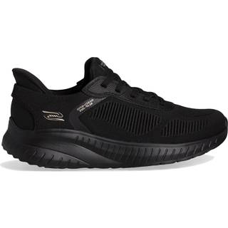 Skechers Skechers Black Wide Fit Slip-Ins: BOBS Sport Squad Chaos Trainers