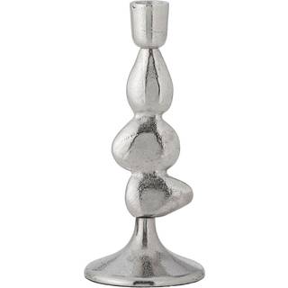 Bloomingville Metina Lysestage 21 Cm - Lysestager Aluminium Silver - 82068476