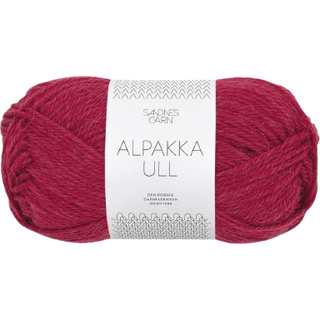 Alpakka uld garn fra Sandnes Garn - Rumba red
