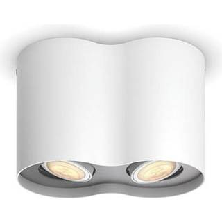 Philips Hue Pillar BT WA Dobbelt spot i hvid med fjernbetjening